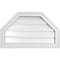 Ekena Millwork Octagonal Top Surface Mount PVC Gable Vent w/ 2"W x 1-1/2"P Brickmould Frame, 26"W x 16"H GVPOT26X1602SF - alternate 1